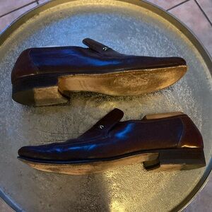 Magnanni Venetian loafer made in Spain ox blood 10 M